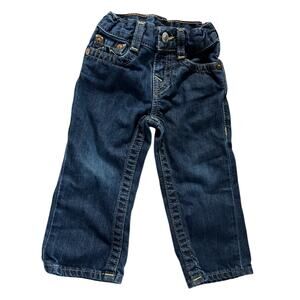 True Religion Straight Leg Baby Jeans Size 12-18 Months 100% Cotton